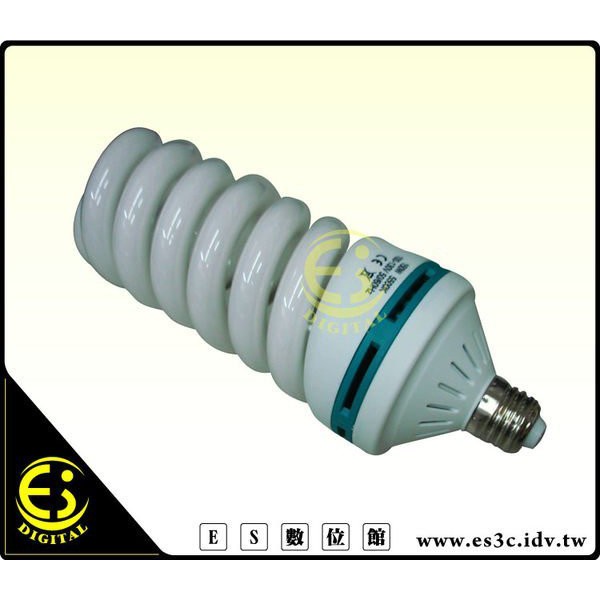 ES數位 促銷 E27燈座 色溫5500K 45W 冷光 省電燈泡 標準色溫 陶瓷頭 散熱孔 白光 無頻閃 新版大螺旋