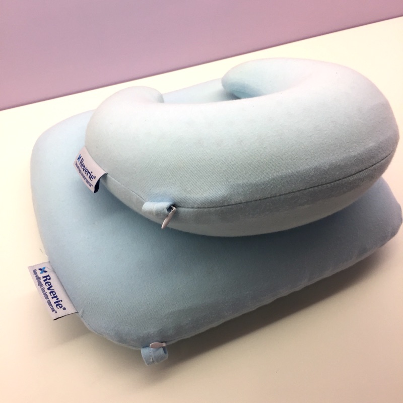 美國REVERIE寶寶天然乳膠枕 護頸枕 頭枕 顧頭型 兩件組