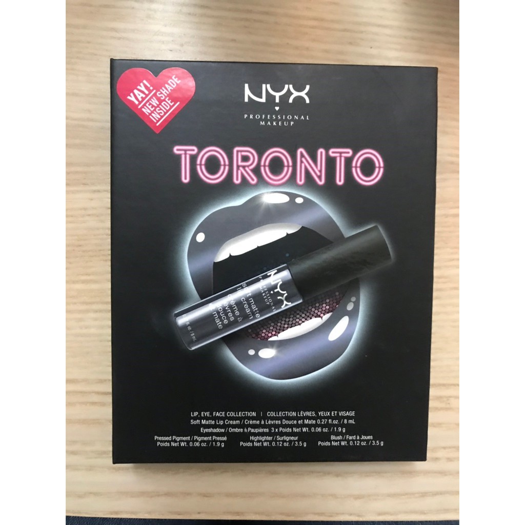 [現貨] NYX 多倫多 城市系列眼影盤