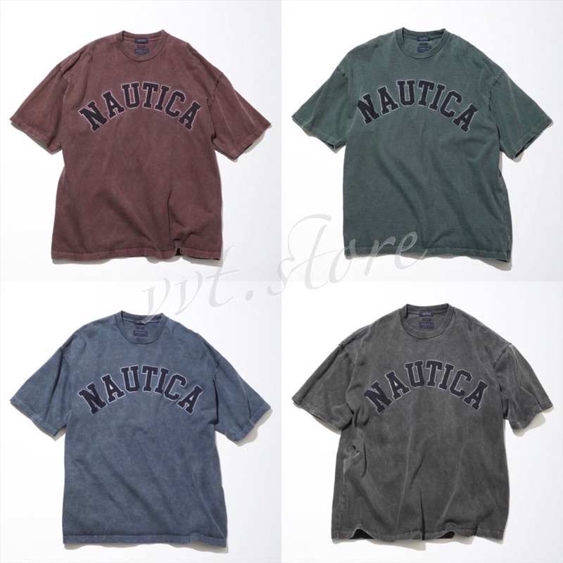 NAUTICA 22SS Pigment Dyed “TOO HEAVY” Arch Logo S/S Tee 短袖T恤