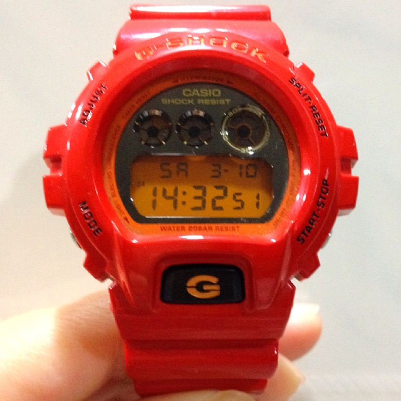 Casio G-SHOCK 紅色 手錶