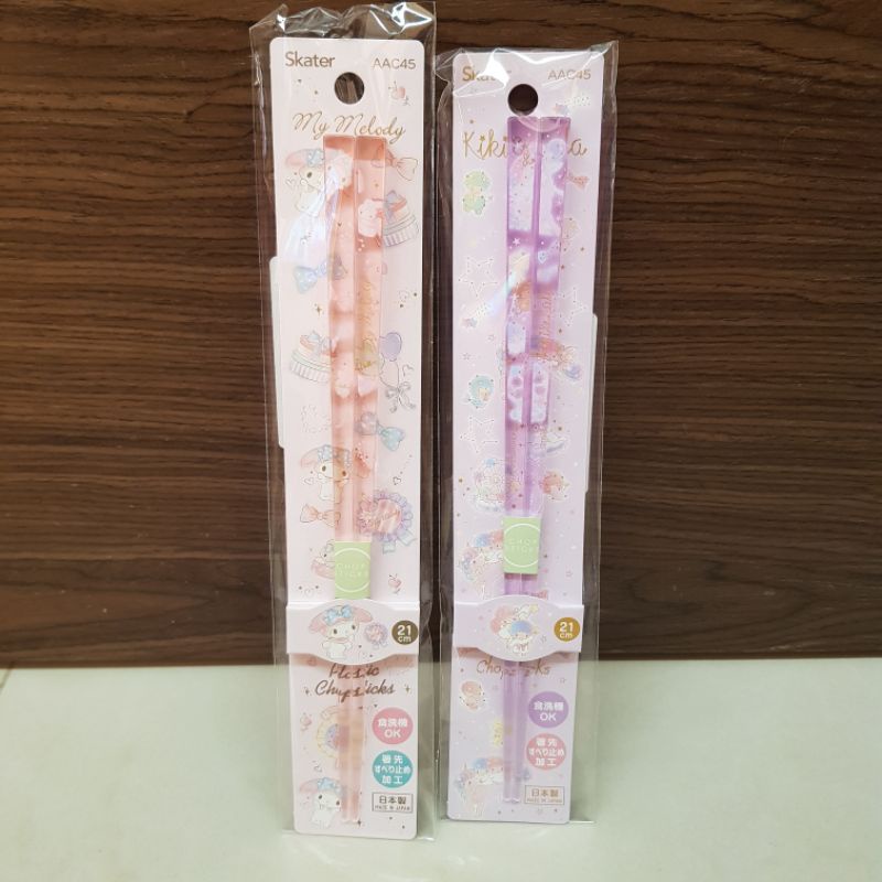 美樂蒂 雙子星 大耳狗 日本製 透明筷子 壓克力 筷子