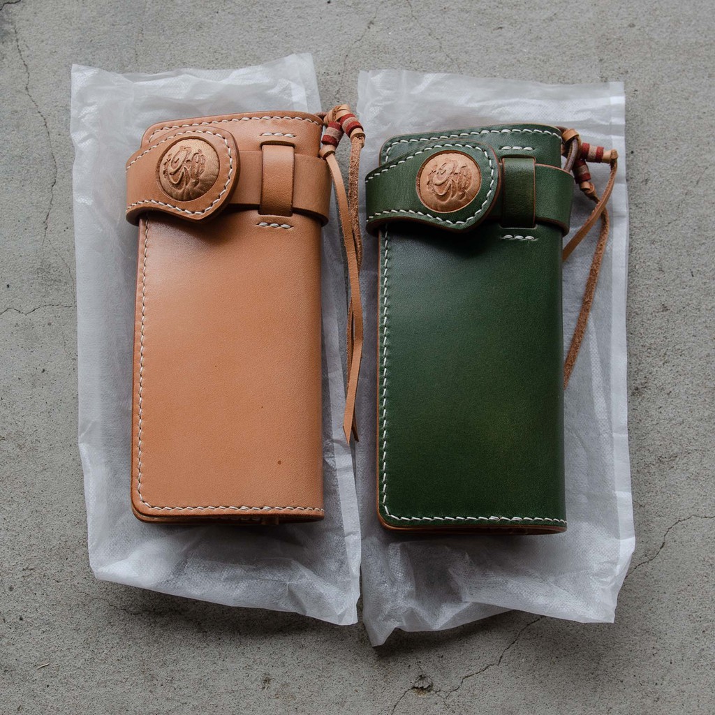 牛仔偵探猛貨到 天神tenjin Works Lw01 Long Wallet 櫪木多脂皮革長財布 蝦皮購物