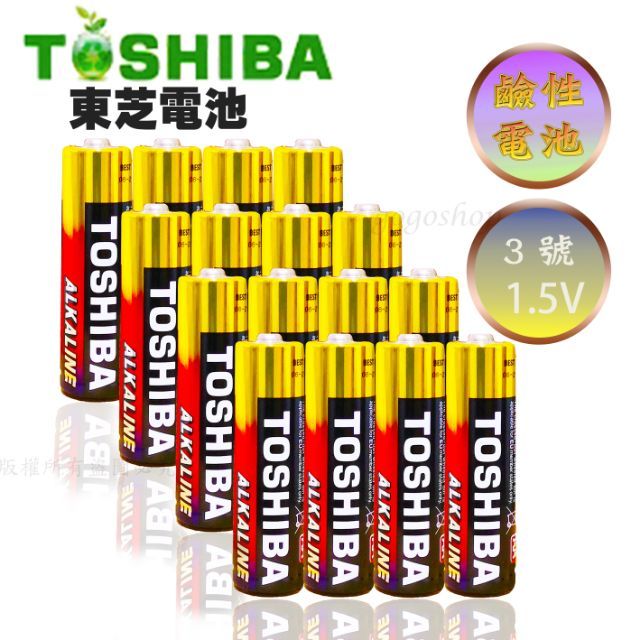 TOSHIBA東芝 鹼性電池 3號/4號