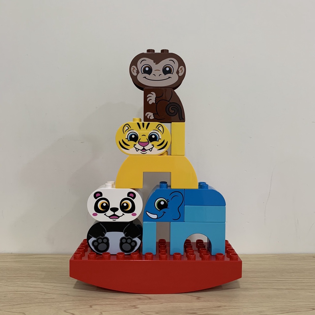 〈二手商品〉樂高LEGO-Duplo得寶幼兒系列-10884我的第一套動物疊疊樂