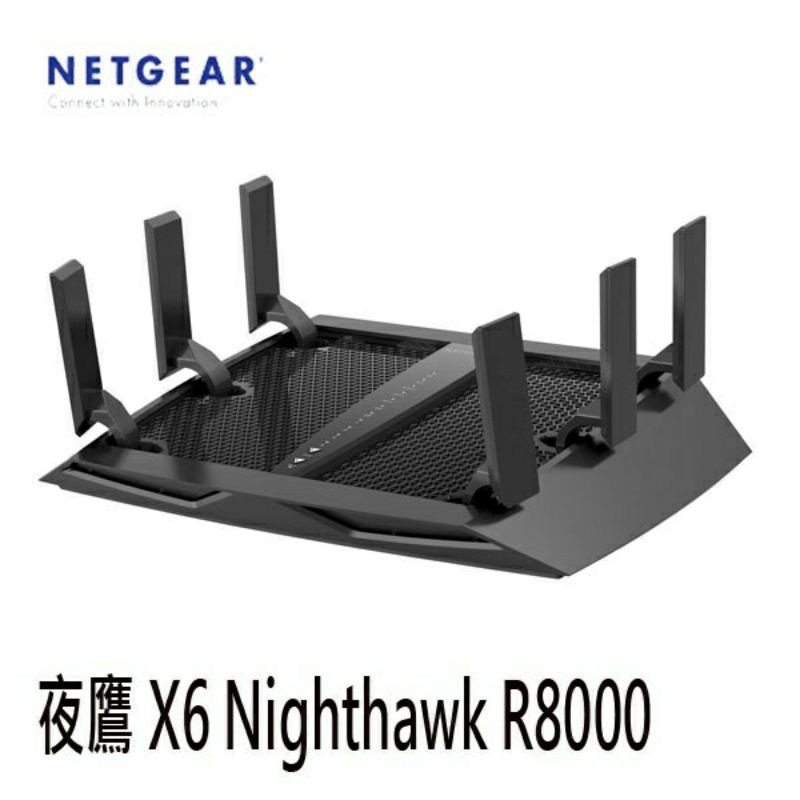 NETGEAR Nighthawk R8000 - X6 三頻 WiFi 智能無線路由器 (AC3200)

