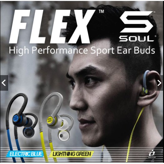 原廠 SOUL FLEX 運動型耳掛式防汗耳機