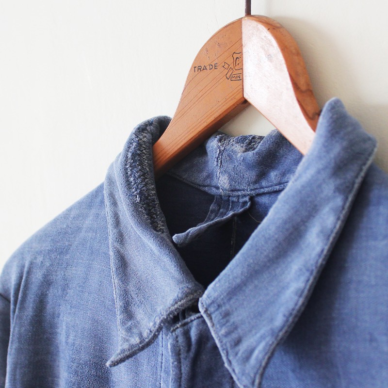 Vintage French Moleskin chore jacket workwear 法國工裝歐洲古著鼴鼠皮| 蝦皮購物