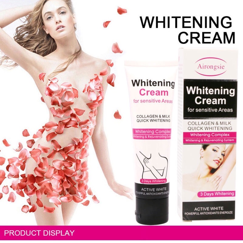 【AIRONGSIE WHITENING CREAM粉嫩霜】腋下手肘膝蓋修護霜50ml