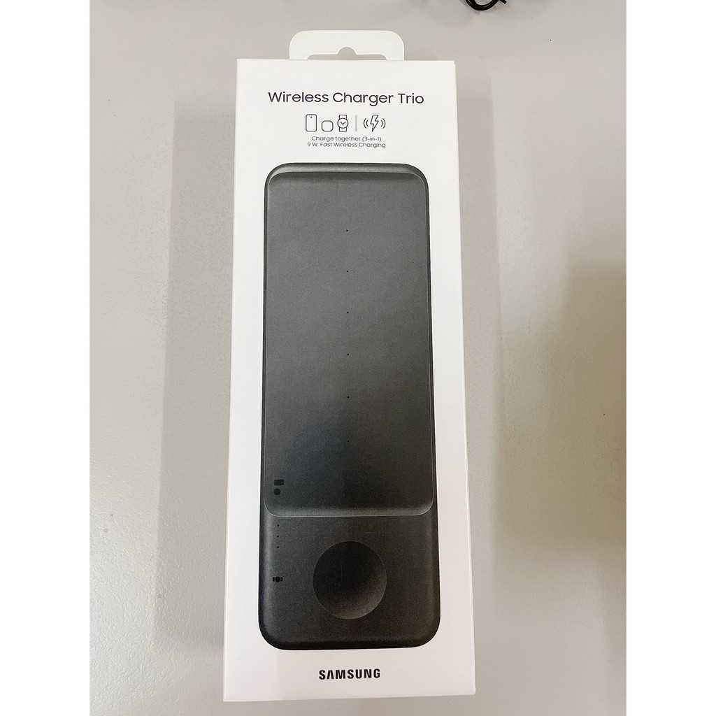 SAMSUNG 原廠 三合一無線閃充充電板EP-P6300 黑色現貨