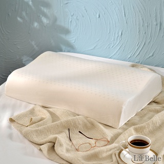 La Belle 斯里蘭卡 乳膠枕 60x40cm 格蕾寢飾 天然透氣 工學 舒壓 枕頭