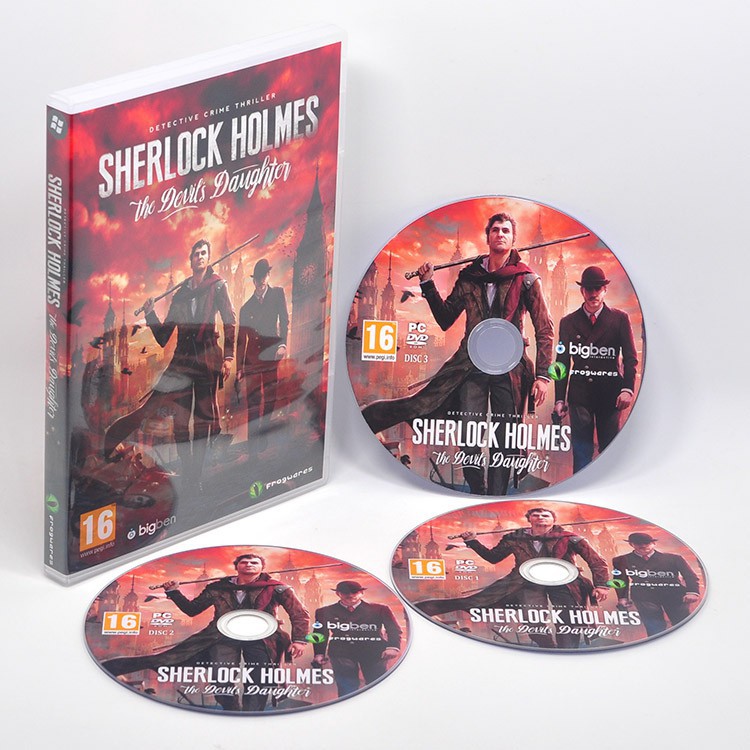 福爾摩斯惡魔之女sherlock Holmes中文冒險解密pc電腦單機遊戲光碟送攻略包郵 蝦皮購物
