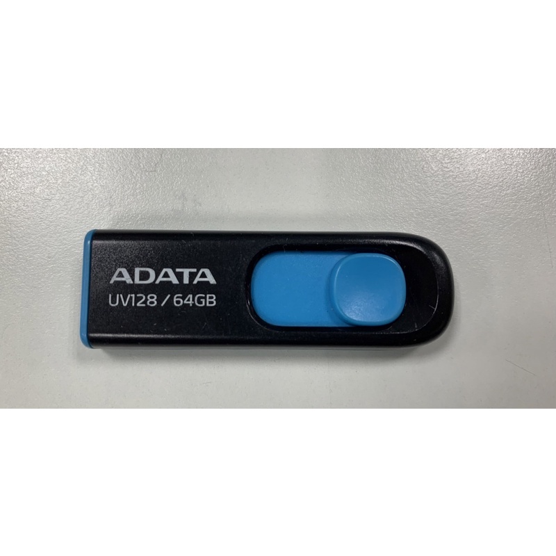 威剛 ADATA UV128 USB3.2 Gen1 隨身碟 64G 藍色