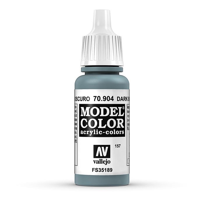 Acrylicos Vallejo AV水漆 模型色彩 Model Color 157 70904 暗藍灰色 17ml