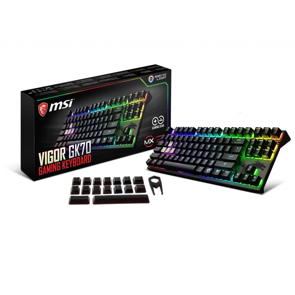 【程發電腦】MSI/微星 VIGOR GK70 RED/電競鍵盤/RGB鍵盤