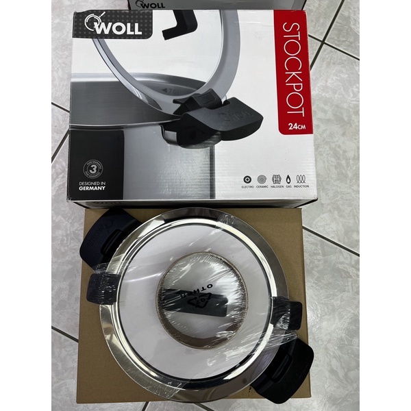 德國 WOLL 鍋具 24cm 雙柄萬用鍋 (附蓋) 鍋具 萬用鍋 不銹鋼 湯鍋