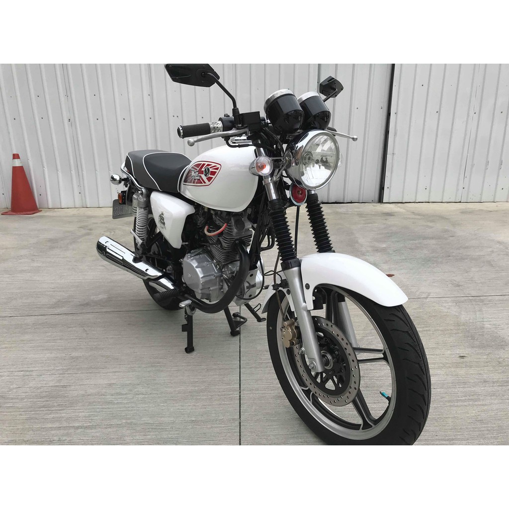 幽浮二手機車 Sym 野狼傳奇r 全車翻新寬胎狼125 白色2013年 999元牽車專案開跑 蝦皮購物