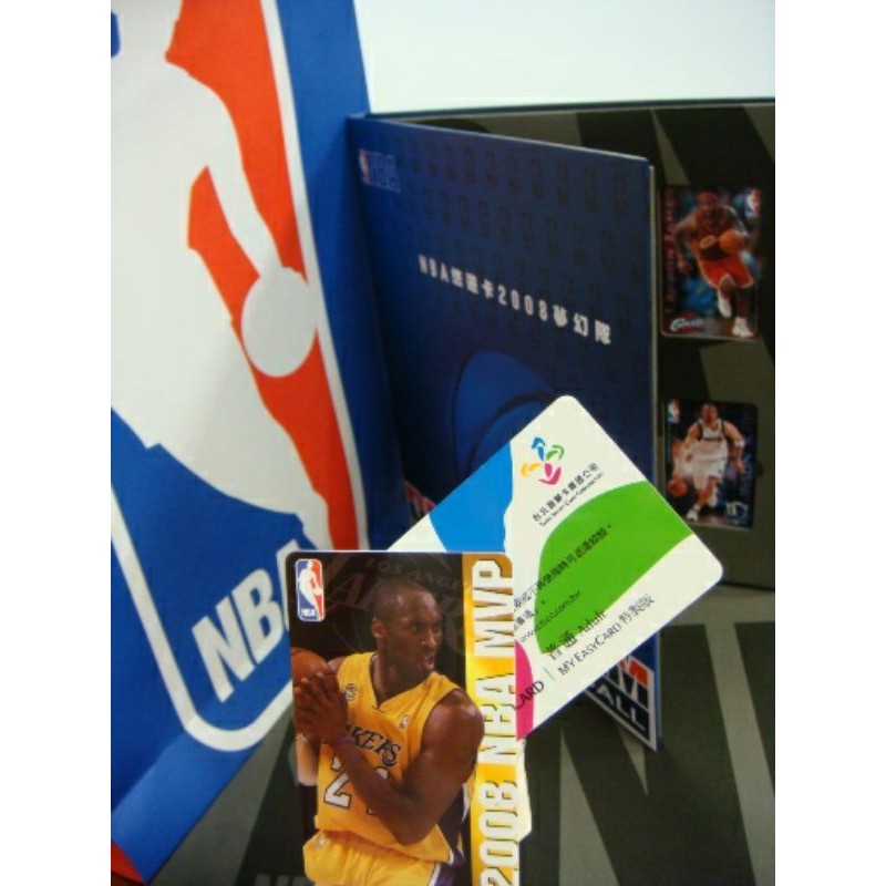 NBA悠遊卡絕版品 2008年。年度MVP kobe悠遊卡單一張