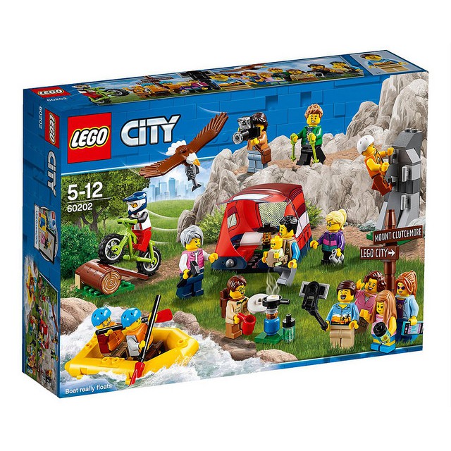 ［想樂］全新 樂高 Lego 60202 City 城市 戶外探險人偶組 (盒損)