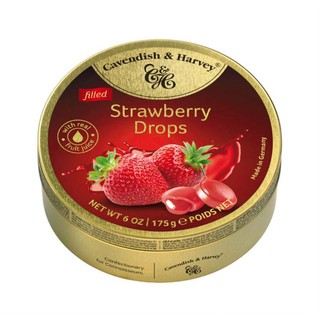 Cavendish & Harvey 卡恩迪許 經典水果硬糖 圓鐵盒 草莓/檸檬/綜合水果 德國 【Suny Buy】