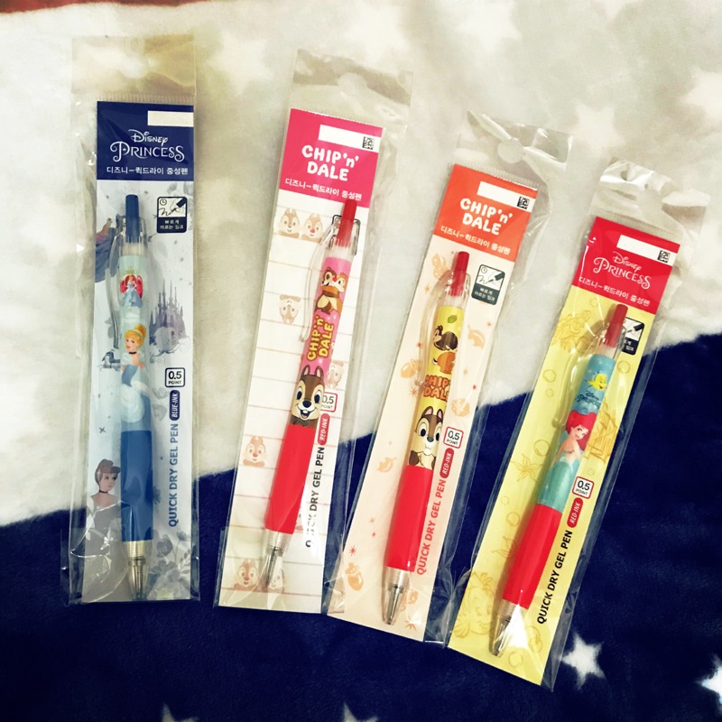 🔸韓國大創🔸單色原子筆(小熊維尼、愛麗絲、美人魚、奇奇蒂蒂、仙杜瑞拉)