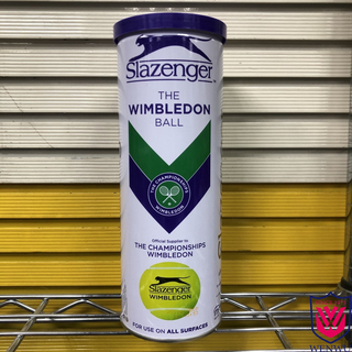 SLAZENGER 網球 Wimbledon Ball 溫布頓比賽用球(三入/筒)【WENWU】