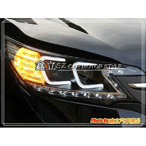 ※ 鑫立汽車精品 ※ CRV4 CRV 12-14年  雙C型 LED 雙魚眼 大燈 頭燈