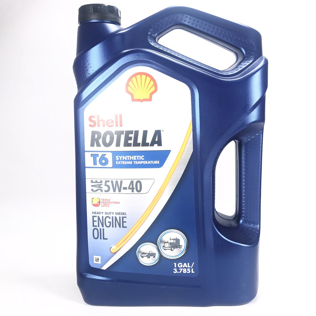 [機油倉庫]附發票Shell ROTELLA T6 5W-40 柴油引擎機油 3.785L 6期