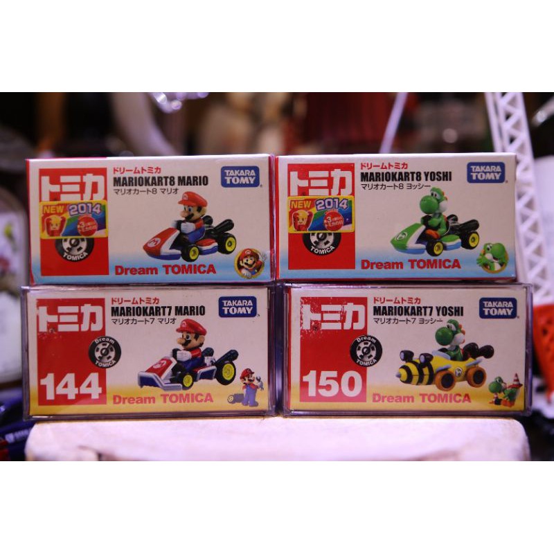 TOMICA 多美 超級瑪莉 瑪利歐 耀西  MARIOKART 7 8 YOSHI  MARIO四台一組馬力歐 耀西