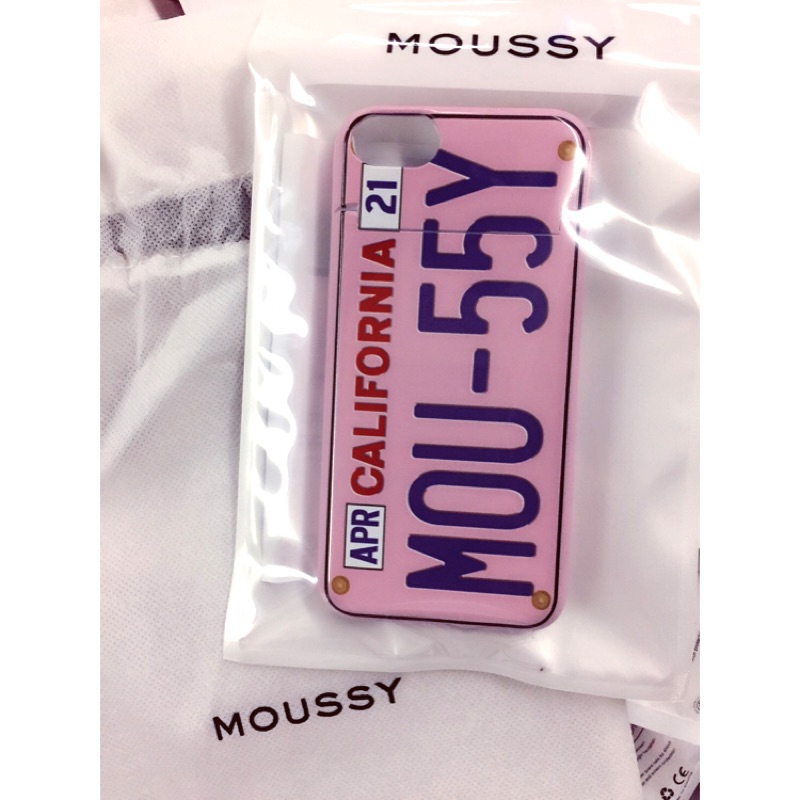 Moussy手機殼  粉色 iPhone6 日本代購 現貨 全新