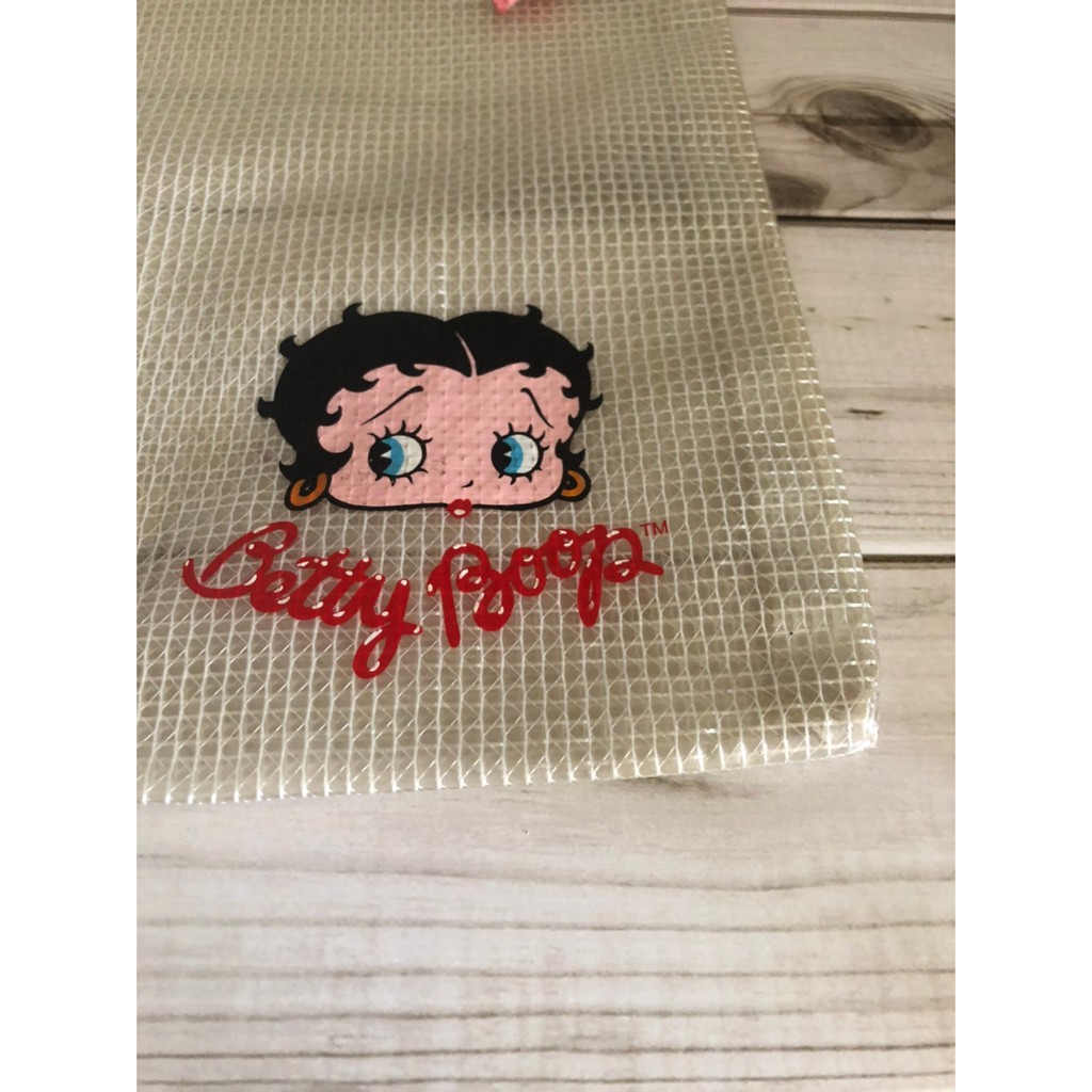 二手正版 Betty Boop 貝蒂娃娃 拉鍊文件袋 / 便攜資料袋 / 整理 收納袋