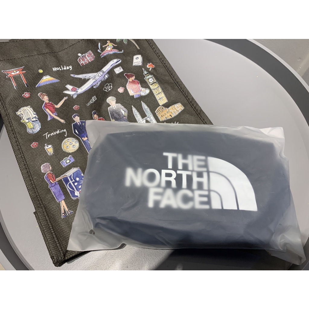【全新未拆】華航x The North Face 聯名款 盥洗包 過夜包+華航提袋