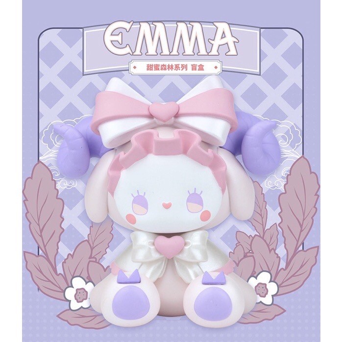 🔥現貨熱賣中🔥 EMMA甜蜜森林系列 甜蜜森林 娃娃盲盒 兔子哥特蘿莉 羅莉塔風 兔子坐姿 薔薇紅莓 祕境森林茶會