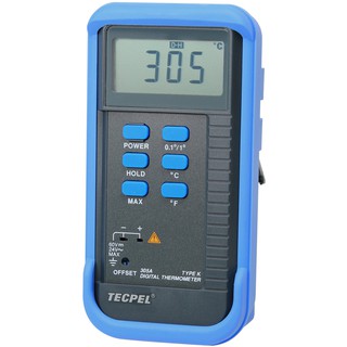 TECPEL泰菱 》 DTM 305A 單輸入數位溫度計+ K型熱電藕 溫度計 k type DTM-305A