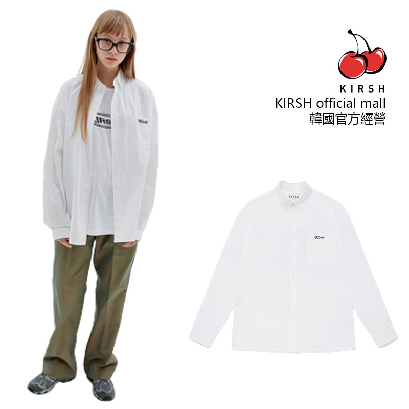 [KIRSH] 雙口袋襯衫 JS (白色)