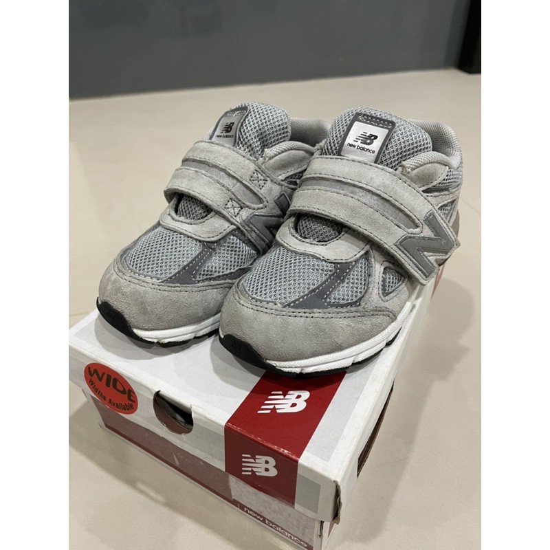 New Balance 紐巴倫 990 經典 慢跑鞋 避震 輕量 小童 中童 大童 元祖灰 10C 16公分 450元