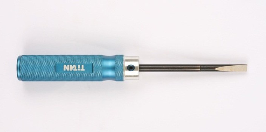 TITAN 工具 5.8mm 大一字 (使用於Novarossi 21級引擎散熱頭) 13402