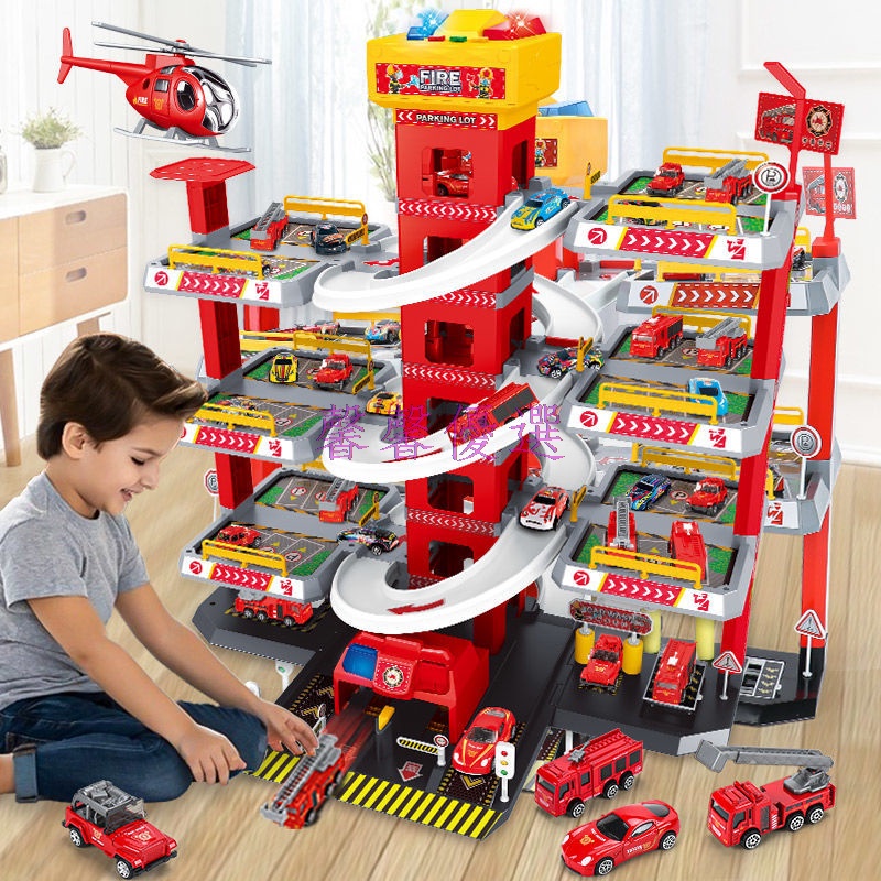 遙控玩具 波力玩具 波利玩具 停車塔 遙控吊車玩具 停車塔玩具 停車場玩具