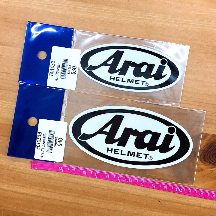 Arai 安全帽 造型貼紙 大$40 小$30 DIY貼紙 機車貼紙 重車貼紙 安全帽貼紙 行李箱貼紙