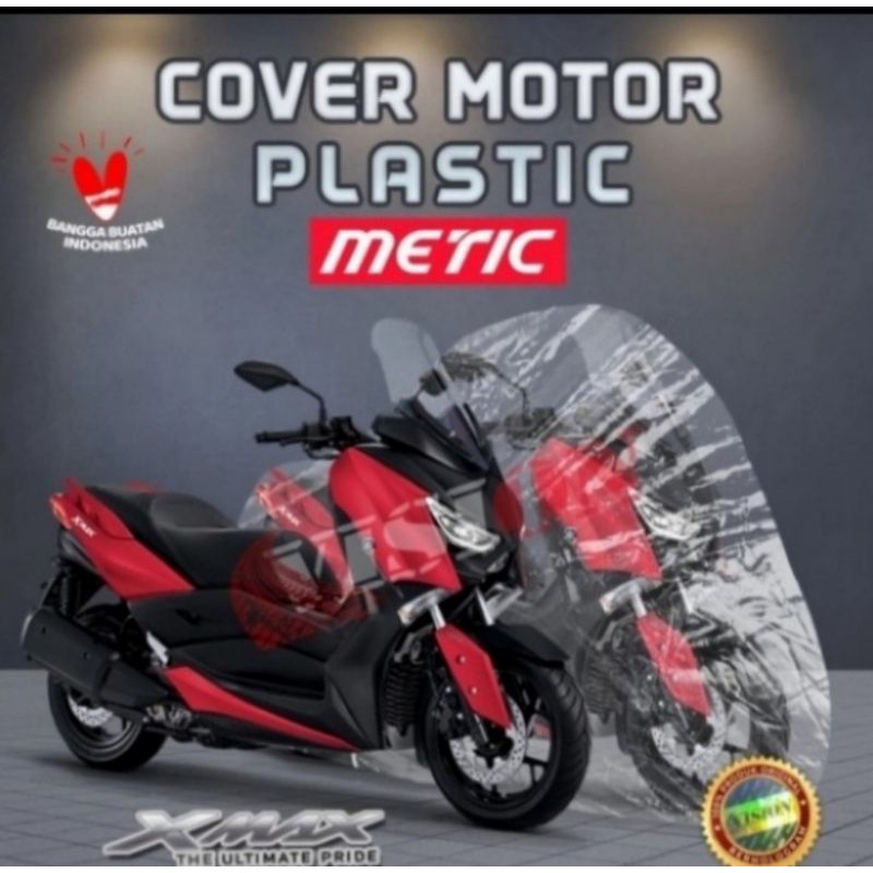 Xmax 250 摩托車毛毯罩外套罩透明塑料防水