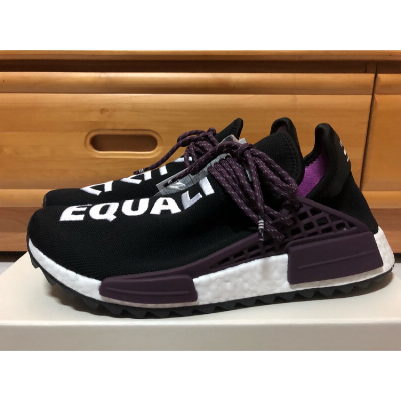 現貨 Pharrell Williams x adidas PW HU HOLI NMD 黑 黑紫 AC7033 菲董