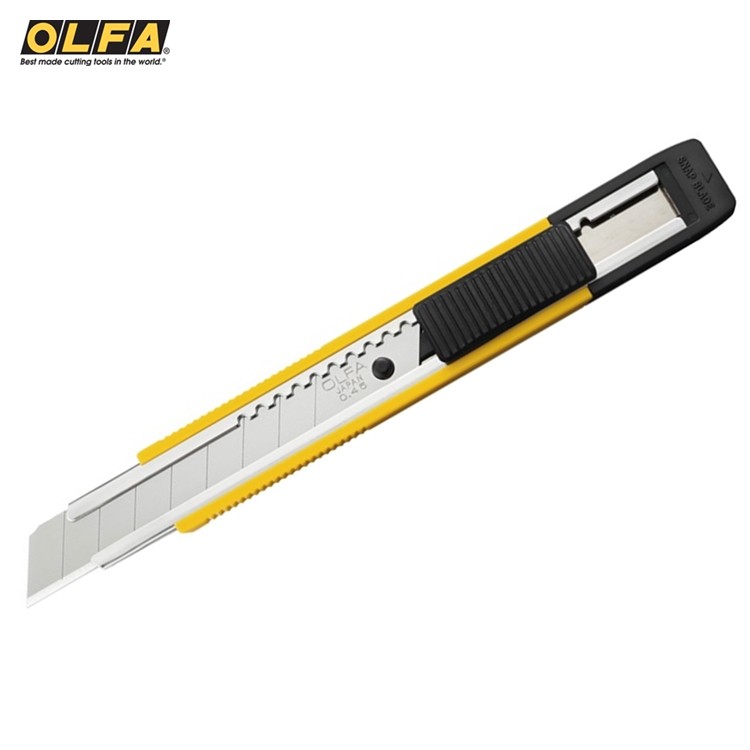 又敗家@日本製OLFA自動卡鎖中型美工刀MT-1型(左右手皆可,替刃12.5mm)203B美工刀中美工刀具切割刀切割工具