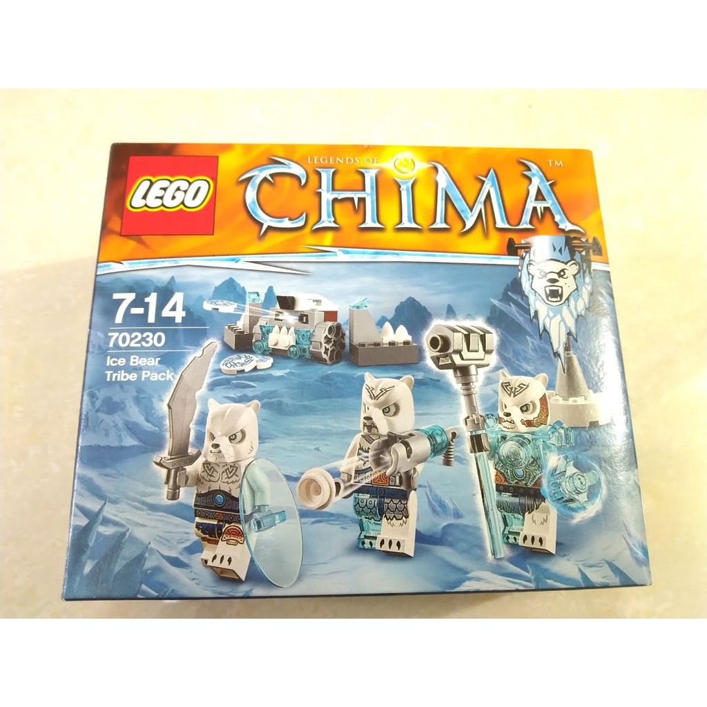 LEGO 樂高 70230 全新未拆 冰熊部落 神獸傳奇 Chima系列 絕版品