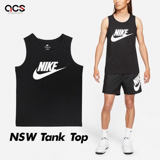 Nike 背心 NSW Tank Top 男款 黑 無袖 大logo 棉質 穿搭 【ACS】 AR4992-013