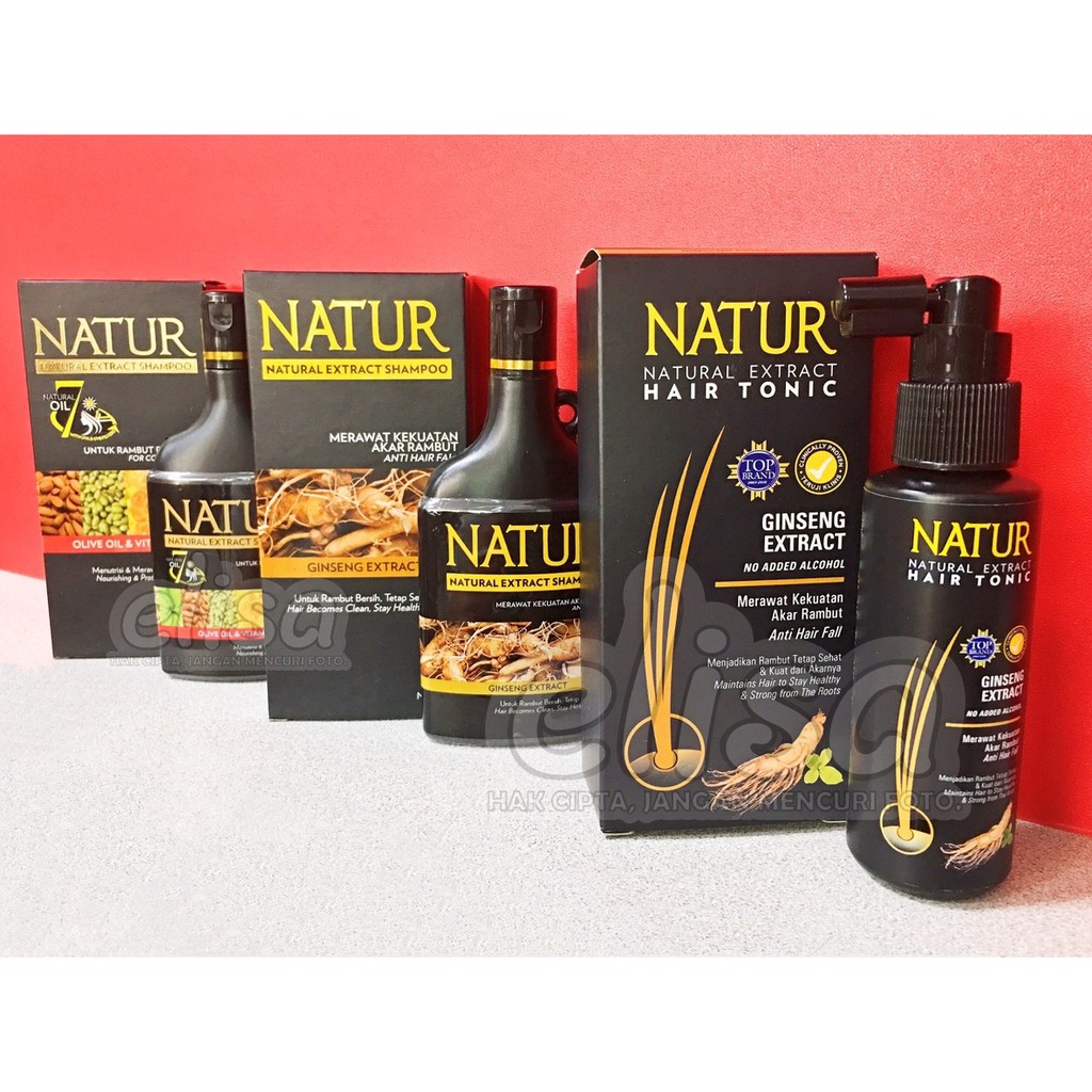 NATUR NATURAL EXTRACT HAIR TONIC / SHAMPOO 洗髮精 / 護髮