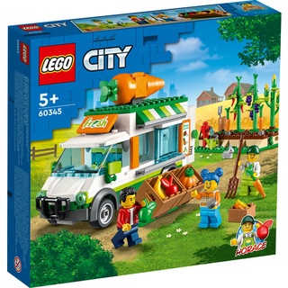 【台中翔智積木】LEGO 樂高 城市系列 60345 農夫市集箱型車