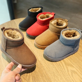 LJB 男女童 冬日必備保暖舒適內刷毛雪靴 兒童短靴