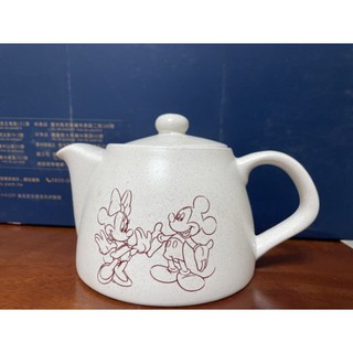 日本Disney 迪士尼收藏 米奇&米妮 陶瓷茶壺茶杯禮盒組 百貨公司 來店禮 交換禮物