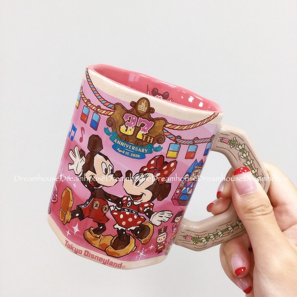 東京迪士尼 2020 37週年 限定 米奇 米妮 唐老鴨 黛西 小飛象 陶瓷 馬克杯 水杯 茶杯