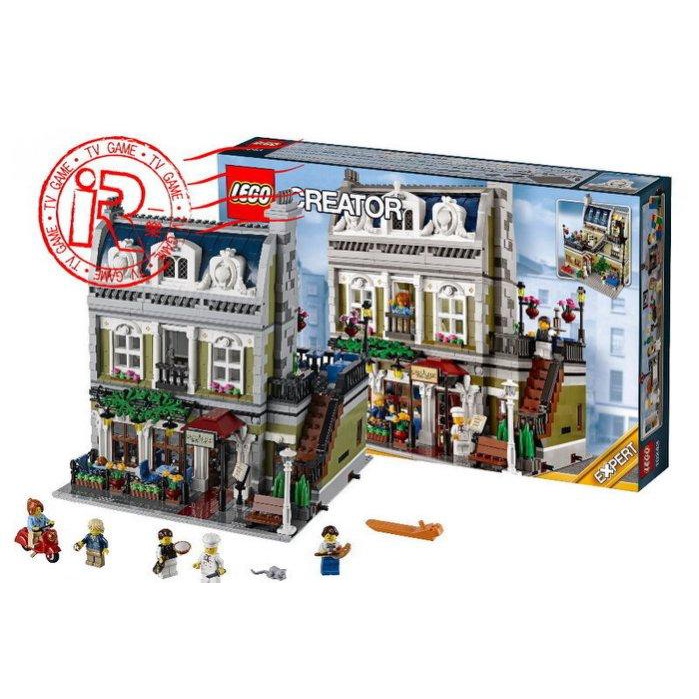 【全新現貨】樂高 盒美 LEGO 10243 街景系列 巴黎餐廳 Parisian Restaurant【台中一樂電玩】